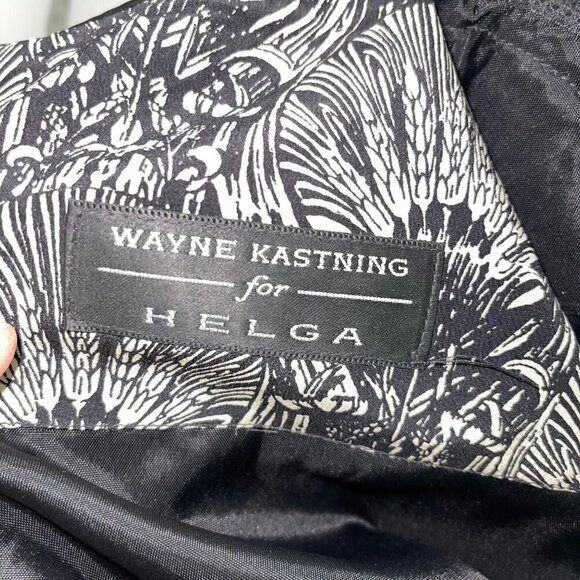 Wayne Kastning For Helga Shift Dress Size 14 Womens Vintage Long Sleeve Lined - Picture 4 of 16